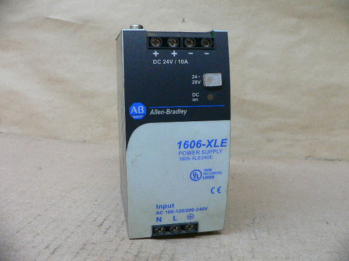 Allen Bradley 1606-XLE240E Power Supply, In: 380 -480VAC, Out: 24VDC 10A