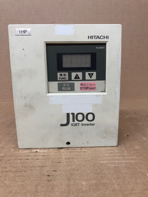 HITACHI J100-007LFU2 / J100007LFU2 AC DRIVE 230v 3ph 5a