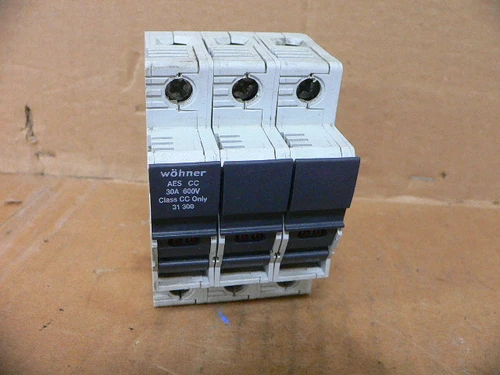 Wohner Aes Cc 31 300 31 300 Aes Cc 30A 600V Fuse Holder Wohner 31 300 Aes