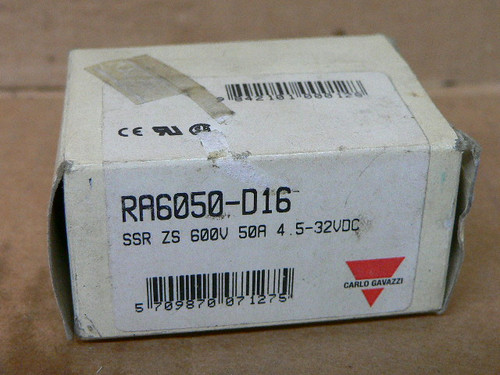 Carlo Gavazzi RA6050-D16 50 Amp Solid State Relay
