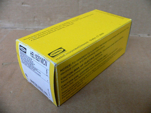 Hubbell HBL18201WCN Switch White