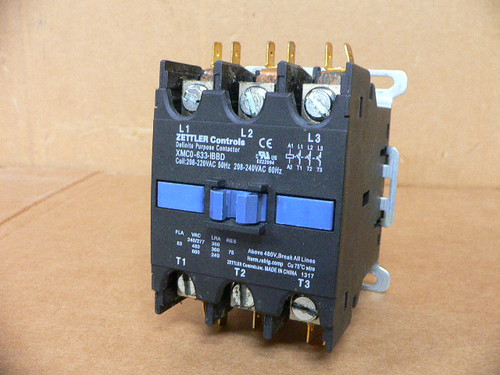 Zettler Controls Inc XMC0 633 IBBD Magnetic Contactor 208 220V