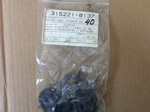 TETRA PAK 315221 0137 RADIAL SEAL