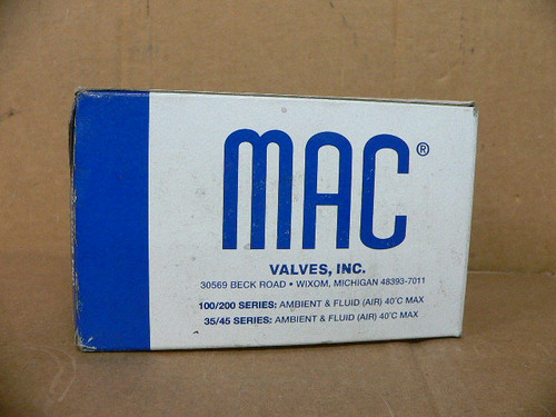 MAC Valves 82A GC 000 TM DAAP 4DA Solenoid Valve 82 Series