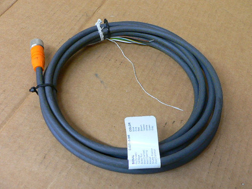 Industrial Sensor Cable C-ID7-M-3M w/ 5-Pin M12 Angled Female Connector 3m