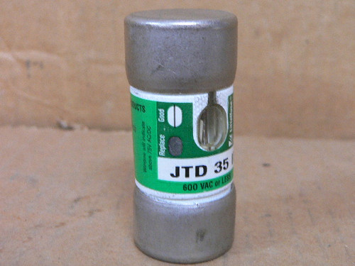 Littelfuse JTD-35-ID Indicator 35A Time Delay Current Limiting Fuse
