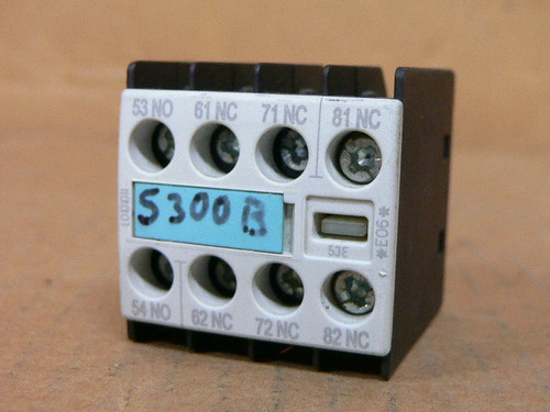 Siemens 3RH1911-1GA13 Auxiliary Contact