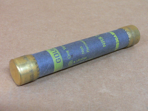 Gould Nrs30 Non-Renewable One Time Fuse 30A 600V