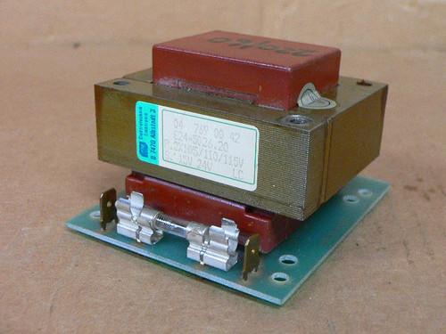 Elektrotechnik Elektronik D7470 ALBSTADT 3 Transformer E24=5026.20, P.2X105/110/115V