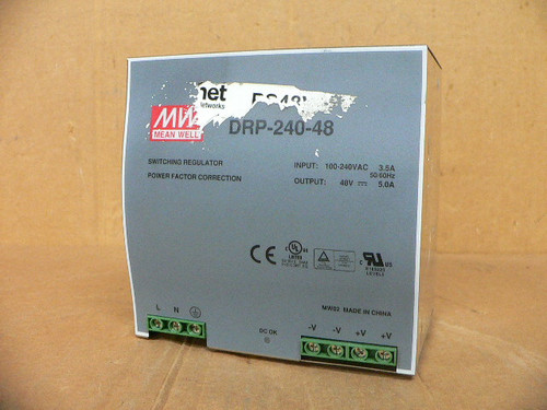 Mean Well DRP-240-48 AC to DC DIN-Rail Power Supply