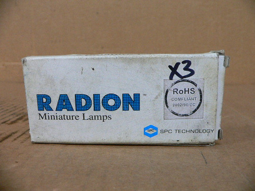 Radion 755 Miniature Lamps (Lot of 3)