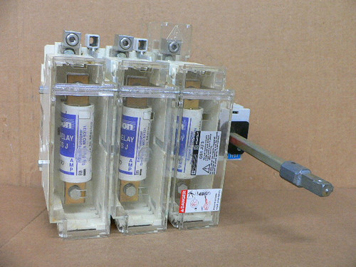 Square D GS1 JU 3 Switch Disconnector Fuse 100A 3-Pole 600V AC