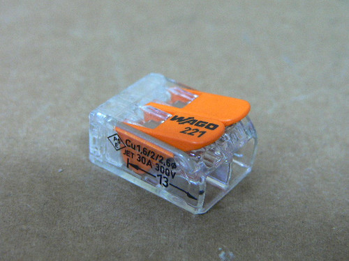 Wago 221 Splicing Connector AWG 20-10