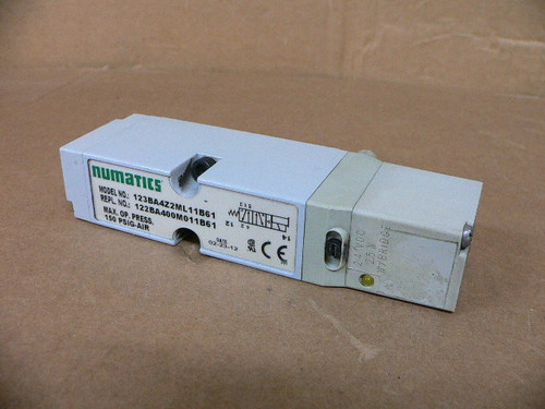 Numatics 123BA4Z2ML11B61 Single Solenoid Pilot Valve