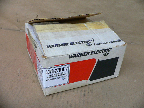NEW WARNER ELECTRIC EM-180-10 CLUTCH 5370-270-017