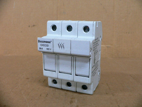 Bussmann CHCC3D 3 Pole Fuse Holder 30A 600V