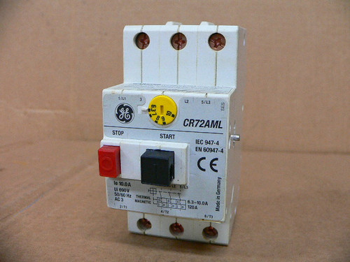GE General Electric CR72AML Motor Starter (6.3-10A)