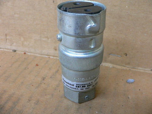 Russellstoll 8924 Heavy-Duty Ever-Lok Electrical Plug/Connector