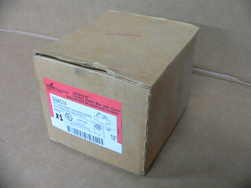Crouse-Hinds GUAC14 1/2" Explosion Proof Conduit Outlet Box