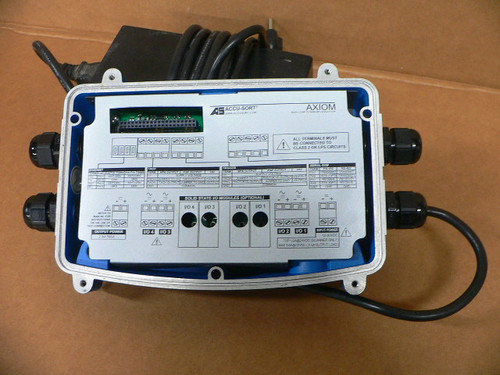 Accu‑Sort AXIOM Industrial I/O Control Module with Wiring Panel