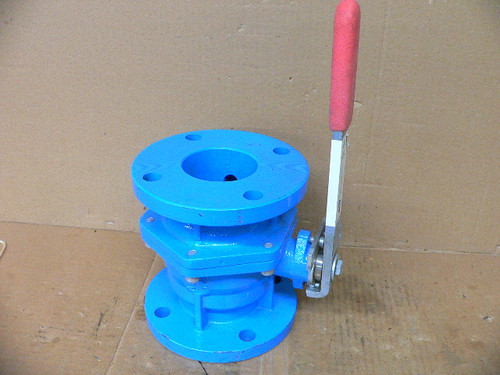 American Valve 3700 3" Flanged Cast Iron Full Port Ball Valve 200W CWP