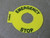 SPRECHER & SCHUH D7-15YSE112 PUSHBUTTON LEGEND PLATE, ESTOP RING, 60/22MM