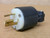COOPER NEMA L6-15, 2 POLE, 3 WIRE, 15A 250V LOCKING PLUG