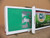 Aimlite RPSTUMWHT-BAT Steel "Running Man" Exit Sign