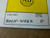 ALLEN BRADLEY 800H-W062 LEGEND PLATE