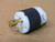 Hubbell HBL4720C Twist-Lock Plug, 15A 125V