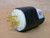 HUBBELL 3 POLE INSULGRIP TWIST-LOCK PLUG 20A 250VAC HBL2421