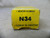ALLEN BRADLEY N34 HEATER ELEMENT OVERLOAD DISCONNECT RELAY NOS MOTOR STARTER