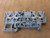 WAGO 2002-1401 4-Conductor Terminal Block DIN Rail Connector, Grey