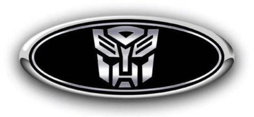 FORD AUTOBOT EMBLEM DECALS