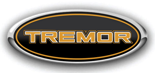 FORD TREMOR ORANGE OVERLAY EMBLEM DECALS
