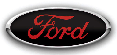 FORD LOGO OVERLAY EMBLEM DECAL NO RING 3PC KIT