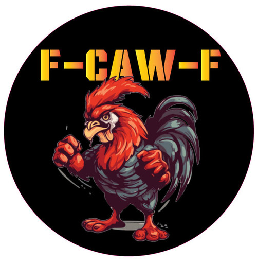 F_CAW_F ROOSTER DECAL AKA - "FUCK OFF" DECAL