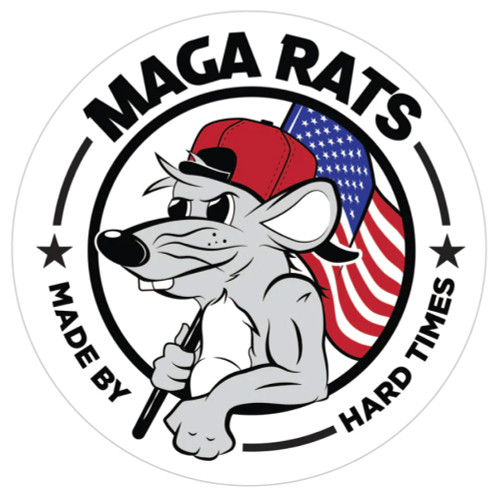 MAGA RAT DECAL STICKER