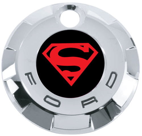 FORD MUSTANG SUPERMAN FAUX REAR DECAL FORD MUSTANG SUPERMAN FAUX REAR DECAL