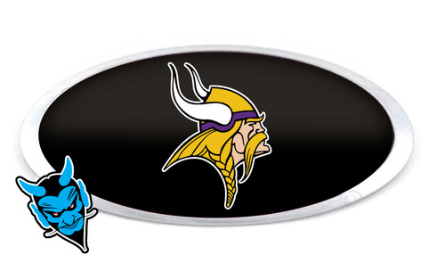 KIA OVERLAY EMBLEM MINNESOTA VIKINGS DECALS