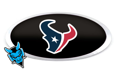 KIA OVERLAY EMBLEM HOUSTON TEXANS DECALS
