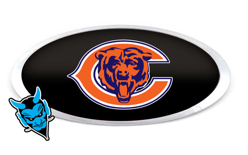 KIA OVERLAY EMBLEM CHICAGO BEARS DECALS