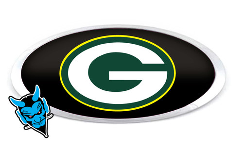 KIA OVERLAY EMBLEM GREENBAY PACKERS DECALS KIA OVERLAY EMBLEM GREENBAY PACKERS DECALS