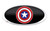 KIA OVERLAY EMBLEM CAPTAIN AMERICA DECALS