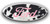 FORD OVERLAY EMBLEM DECAL COWHIDE BLACK PINK