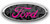 FORD LOGO LEOPARD STEALTH HOT PINK OVERLAY EMBLEM DECALS