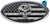 SUBARU PUNISHER US FLAG DISTRESSED OVERLAY EMBLEM DECALS
