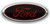 FORD LOGO OVERLAY EMBLEM DECAL BLACK RUBY RED