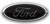 FORD LOGO OVERLAY EMBLEM DECAL BLACK STEALTH GRAY