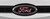 FORD LOGO OVERLAY EMBLEM DECAL BLACK BUBBLE GUM PINK